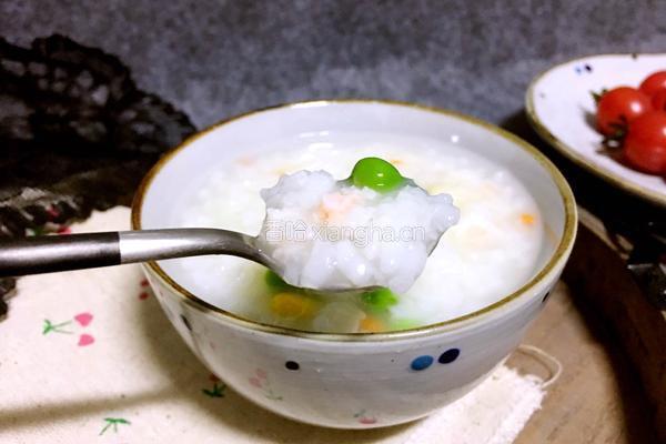 磷虾时蔬砂锅粥的做法图解7