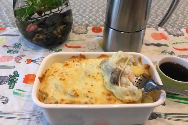 海鲜芝士焗饭的做法图解10