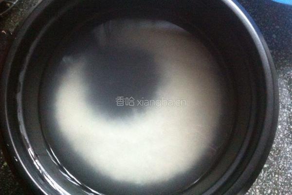 煨米汤的做法图解2