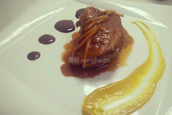 煎鸭胸肉配柳橙酱的做法图解6