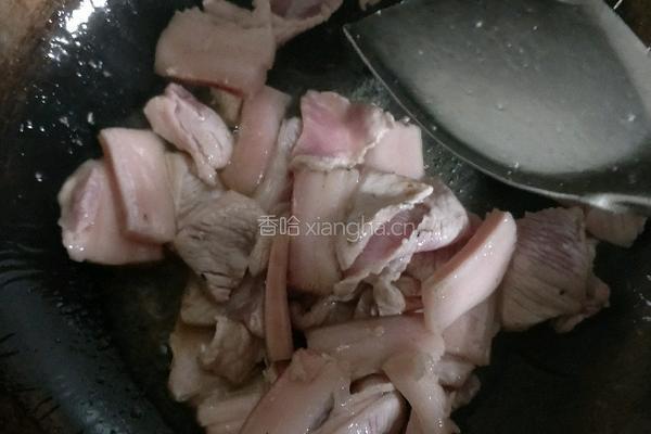 春笋炒肉片的做法图解3