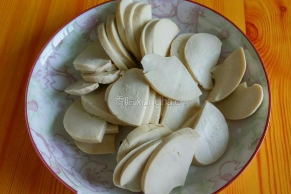 猪肉炒素鸡的做法图解3