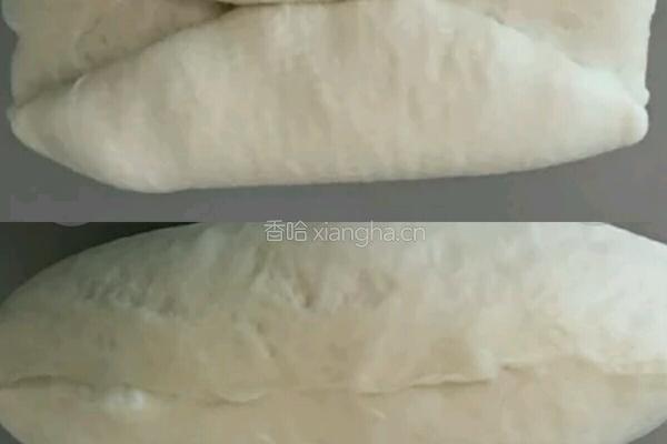 牛奶哈斯白面包的做法图解4