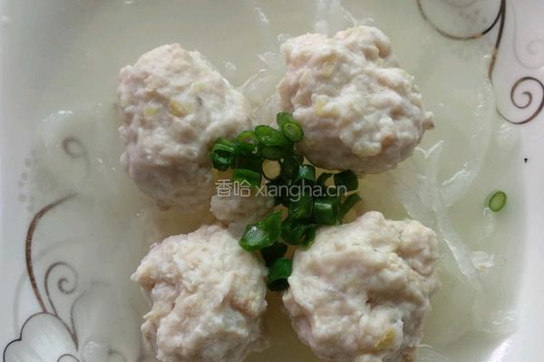 萝卜丸子汤的做法图解5