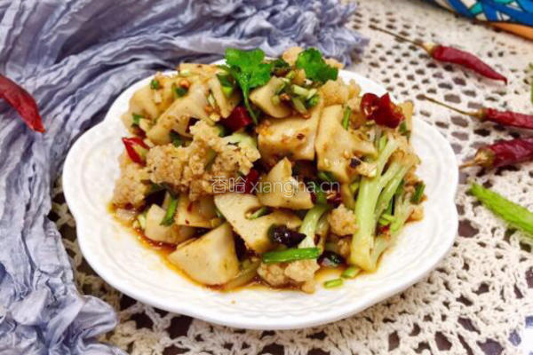 "吃货潮流"花菜拌藕的做法图解17