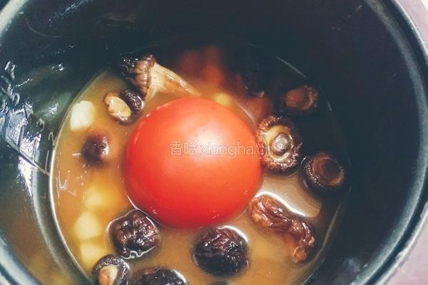 干贝香菇饭的做法图解3