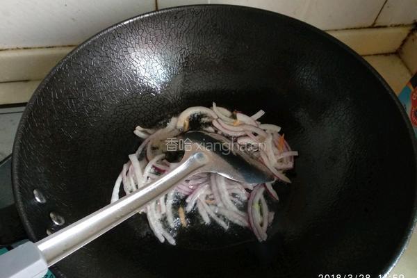炝炒意大利面的做法图解4