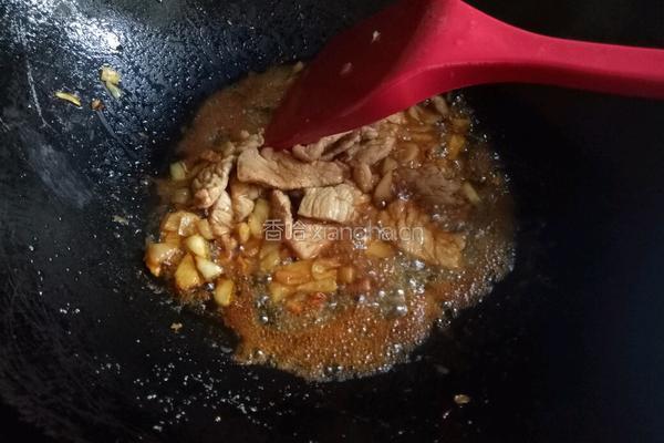 雷笋肉片炒荷兰豆的做法图解10