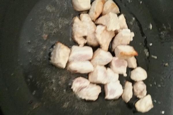 莲藕炒肉的做法图解3