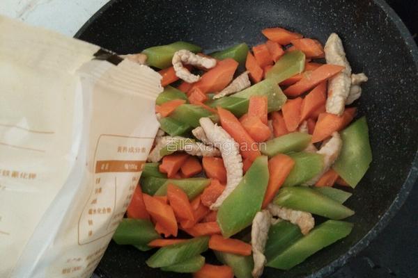 莴笋炒肉的做法图解8