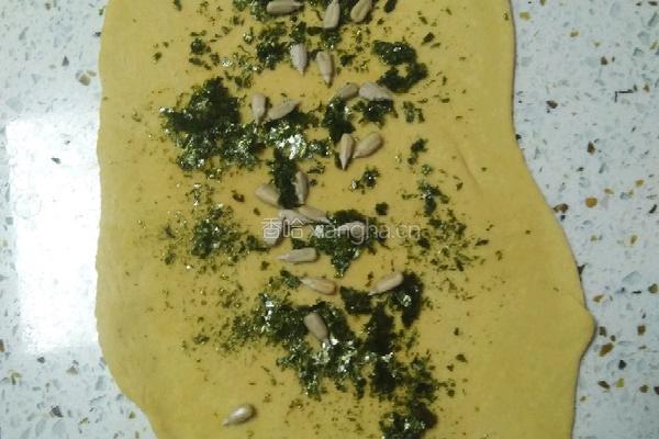 全麦海苔咸欧包的做法图解6
