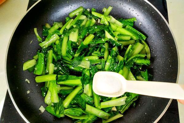 蒜蓉小白菜的做法图解7