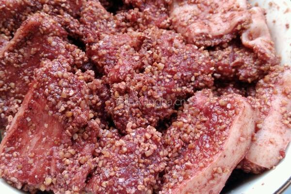 粉蒸肉的做法图解5