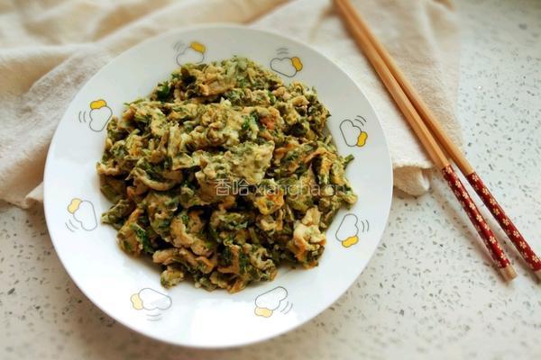 香椿炒鸡蛋的做法图解7