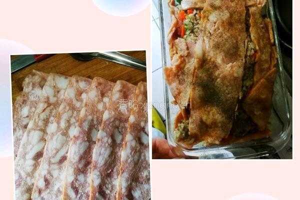 培根烤饭的做法图解3
