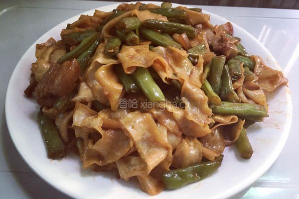 新疆豆角焖面的做法图解9