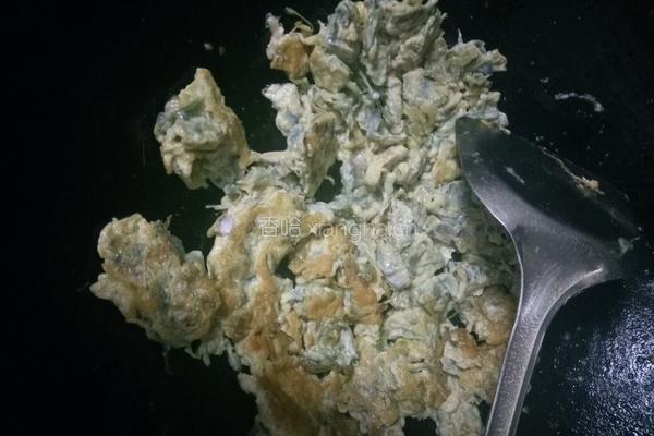 紫藤花摊鸡蛋的做法图解6