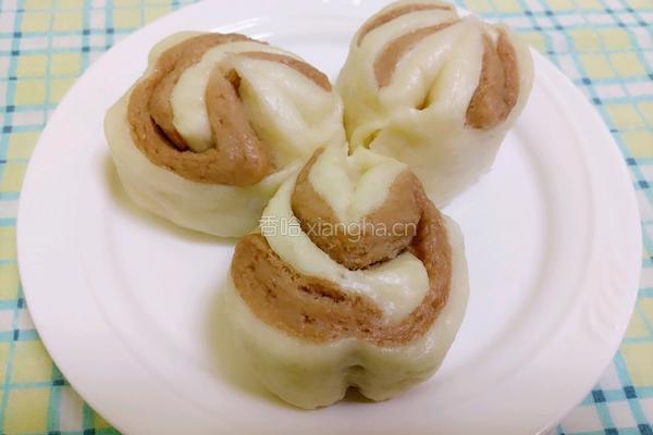 爱心巧克力花卷的做法图解20