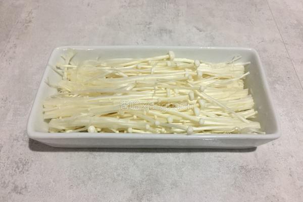 金针菇蒸虾的做法图解4