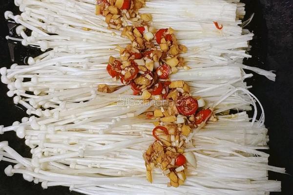 蒜蓉金针菇的做法图解3