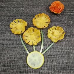 糖渍烤菠萝花的做法[图]