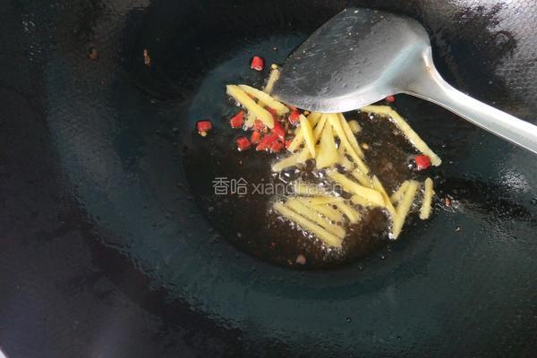 春笋炒腊肠的做法图解9