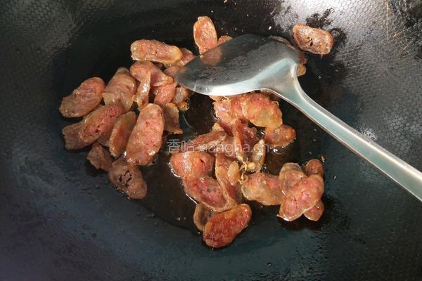 春笋炒腊肠的做法图解8