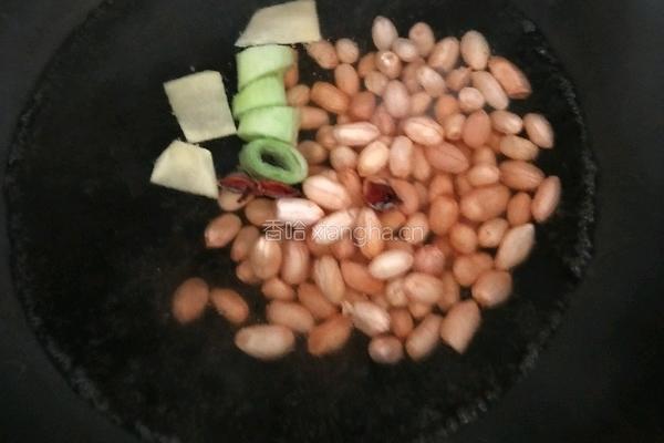 苦苣拌花生的做法图解3