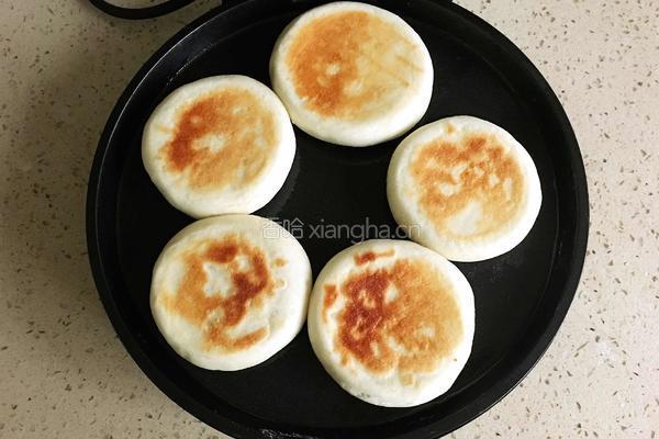 发面豆沙烙饼的做法图解12