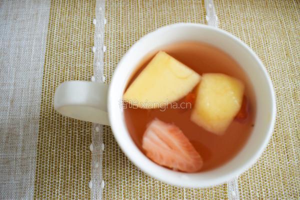 菠萝新吃法：菠萝水果茶的做法图解9