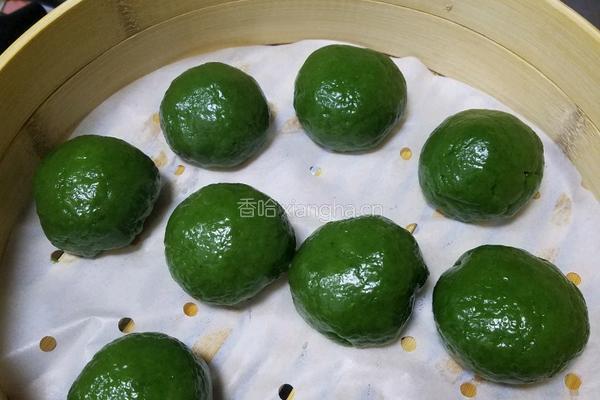艾草青团（豆沙馅）的做法图解9
