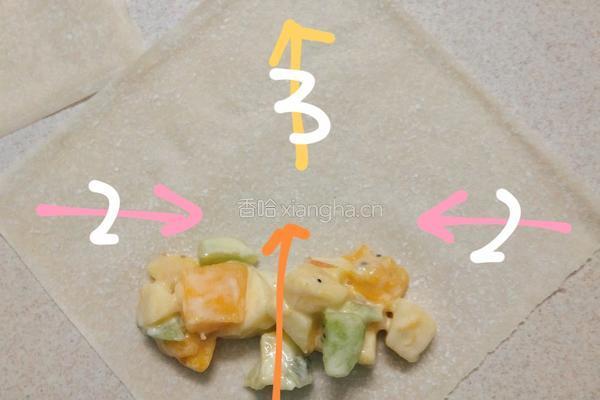 水果春卷的做法图解5