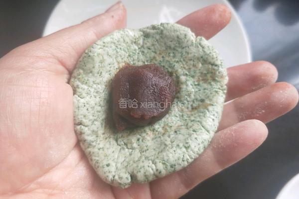 艾叶青团的做法图解11