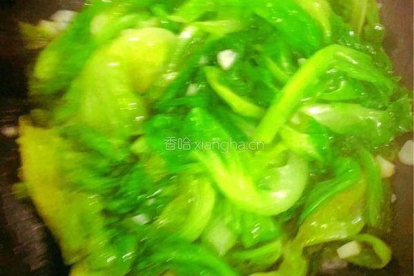 蒜蓉炒生菜的做法图解6
