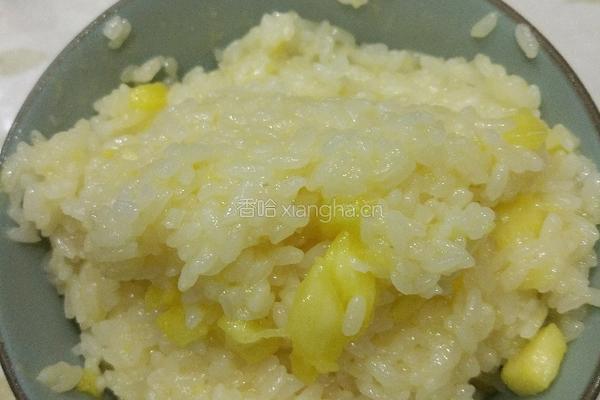 菠萝炒糯米饭的做法图解4