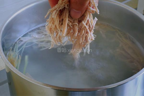 皮蛋生菜瘦肉粥的做法图解8