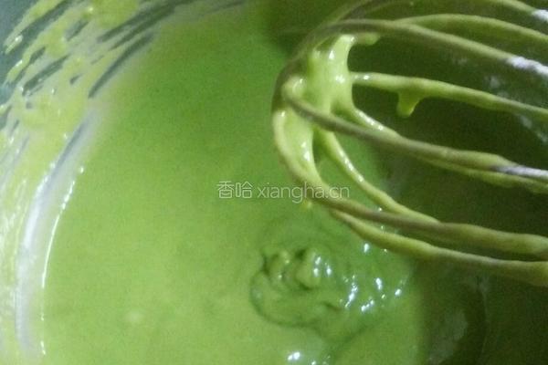 8寸戚风（菠菜汁）的做法图解3