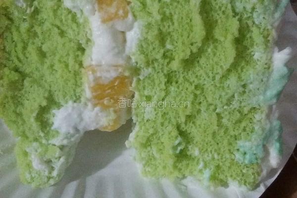 8寸戚风（菠菜汁）的做法图解12