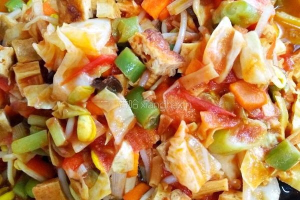手工烩麻食的做法图解4