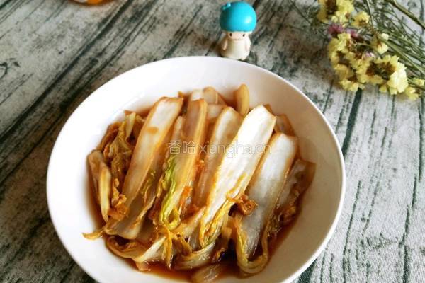 醋溜娃娃菜的做法图解6