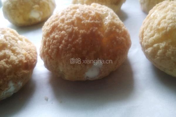 菠萝泡芙 (懒人版)的做法图解9