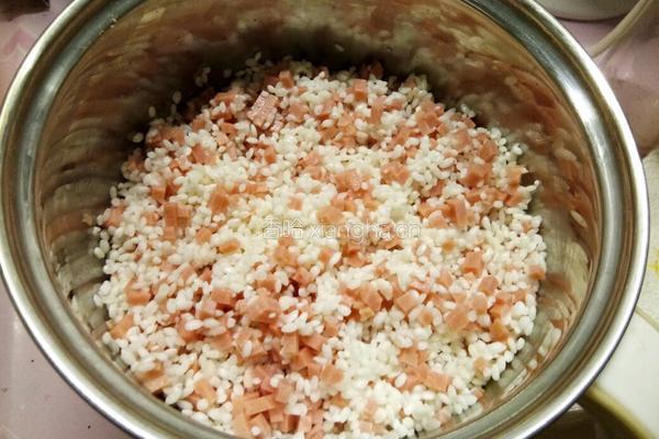 火腿饭的做法图解3