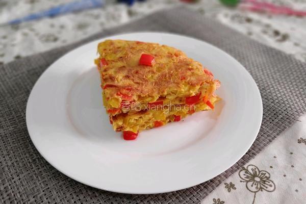 彩椒蛋饼的做法图解1