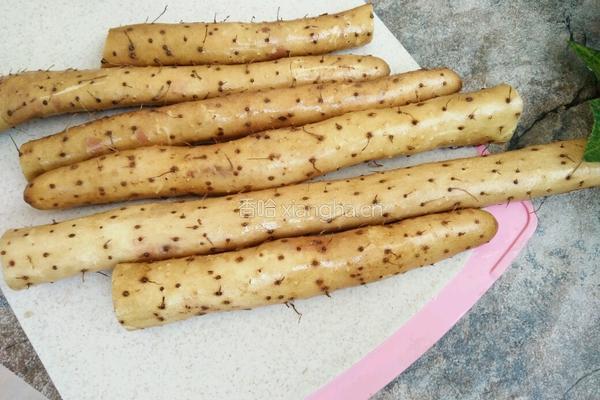 蝶豆花山药汁的做法图解1