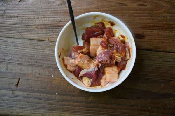 南瓜烧肉（黄豆酱版）的做法图解2