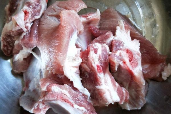 芋头豆角炖排骨的做法图解2