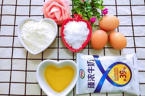 宝宝花形蛋糕的做法图解1