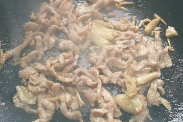 腐竹肉丝炒米粉的做法图解5