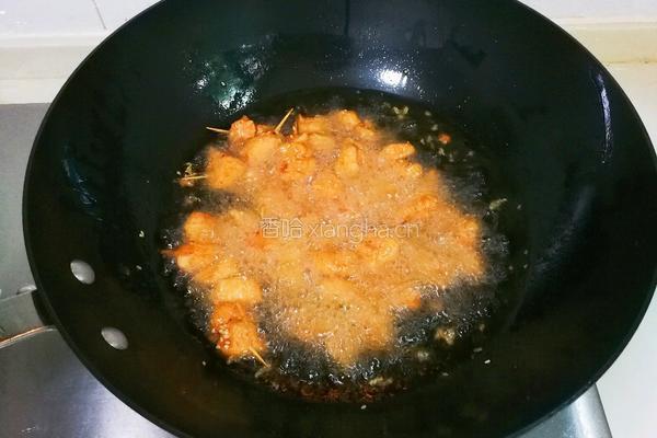 白芝麻牙签肉的做法图解12