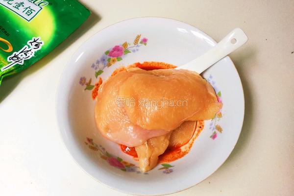 香煎白芝麻鸡脯肉的做法图解8